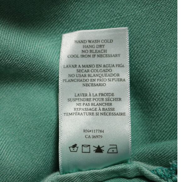 Rails Ruthie Ruffle Cap Sleeve Snap Front Basil Green Blouse Top Size XL - Picture 8 of 9